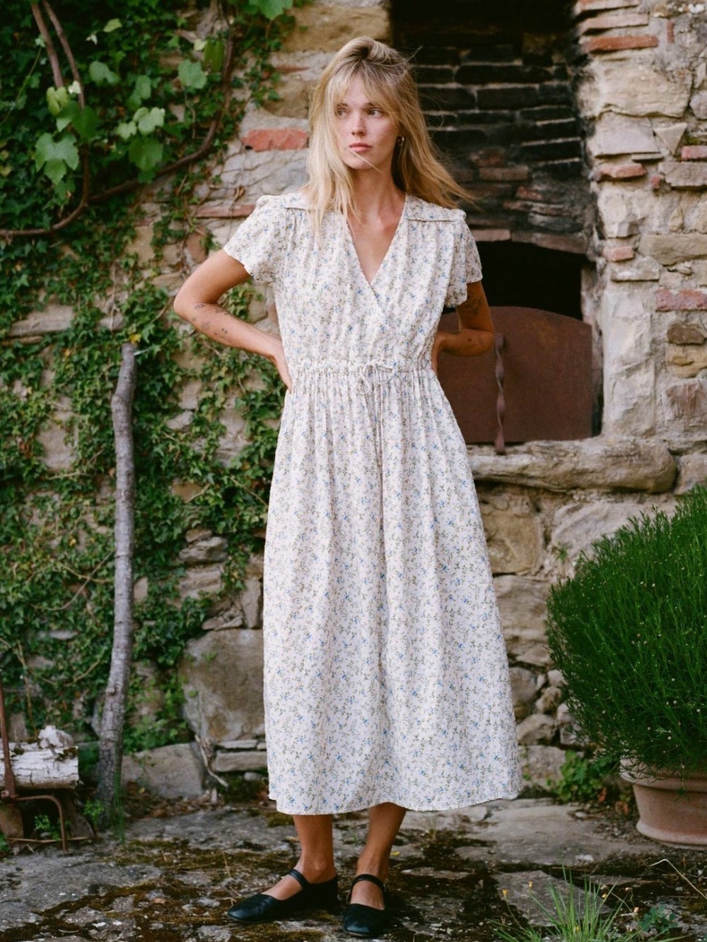 Christy Dawn “Dawn Dress” in Sea Spray XS
